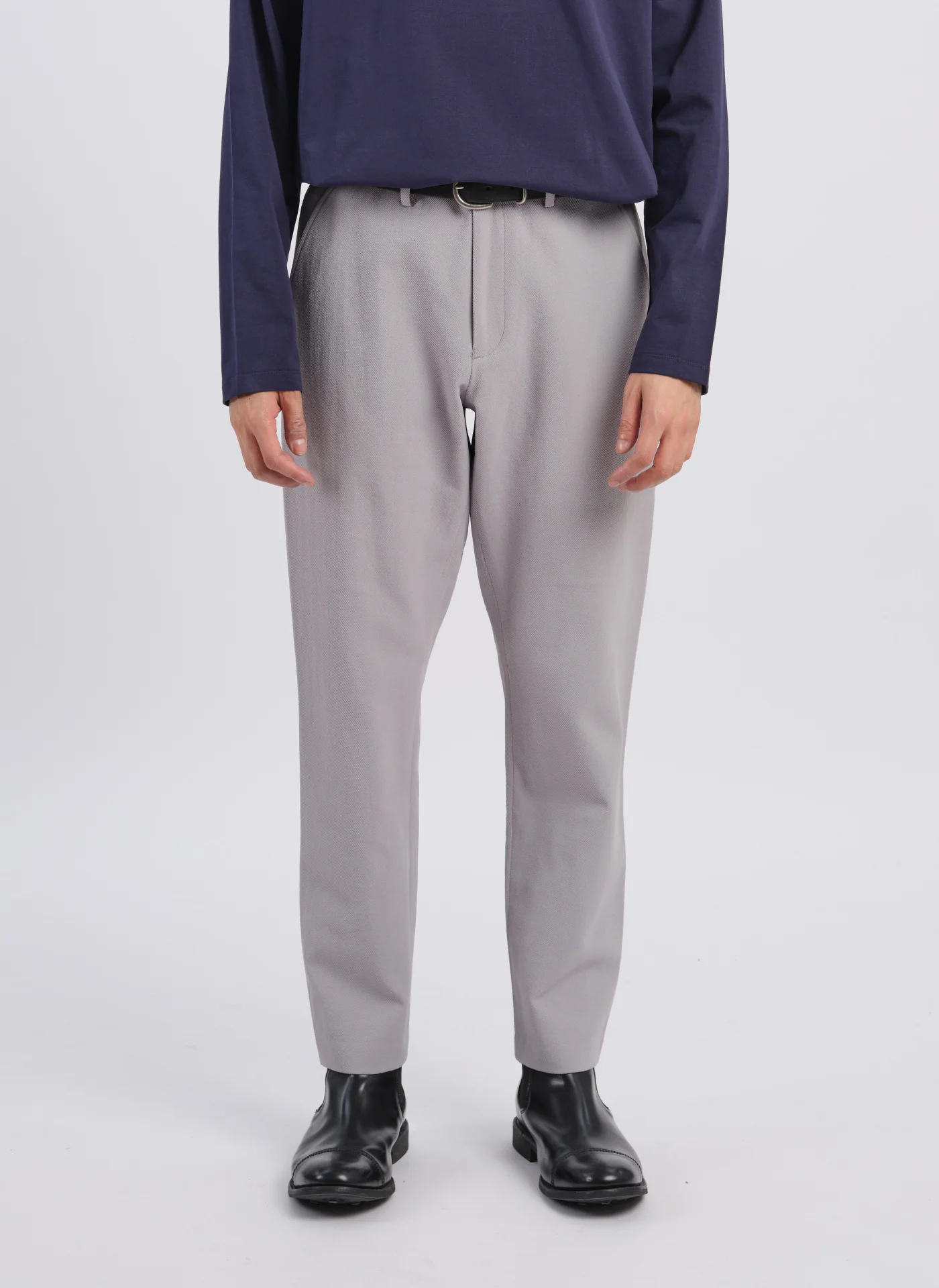 Solotex Garbardine (Work) Ankle Length Tapered Slim Pants [P-07] - Hudung