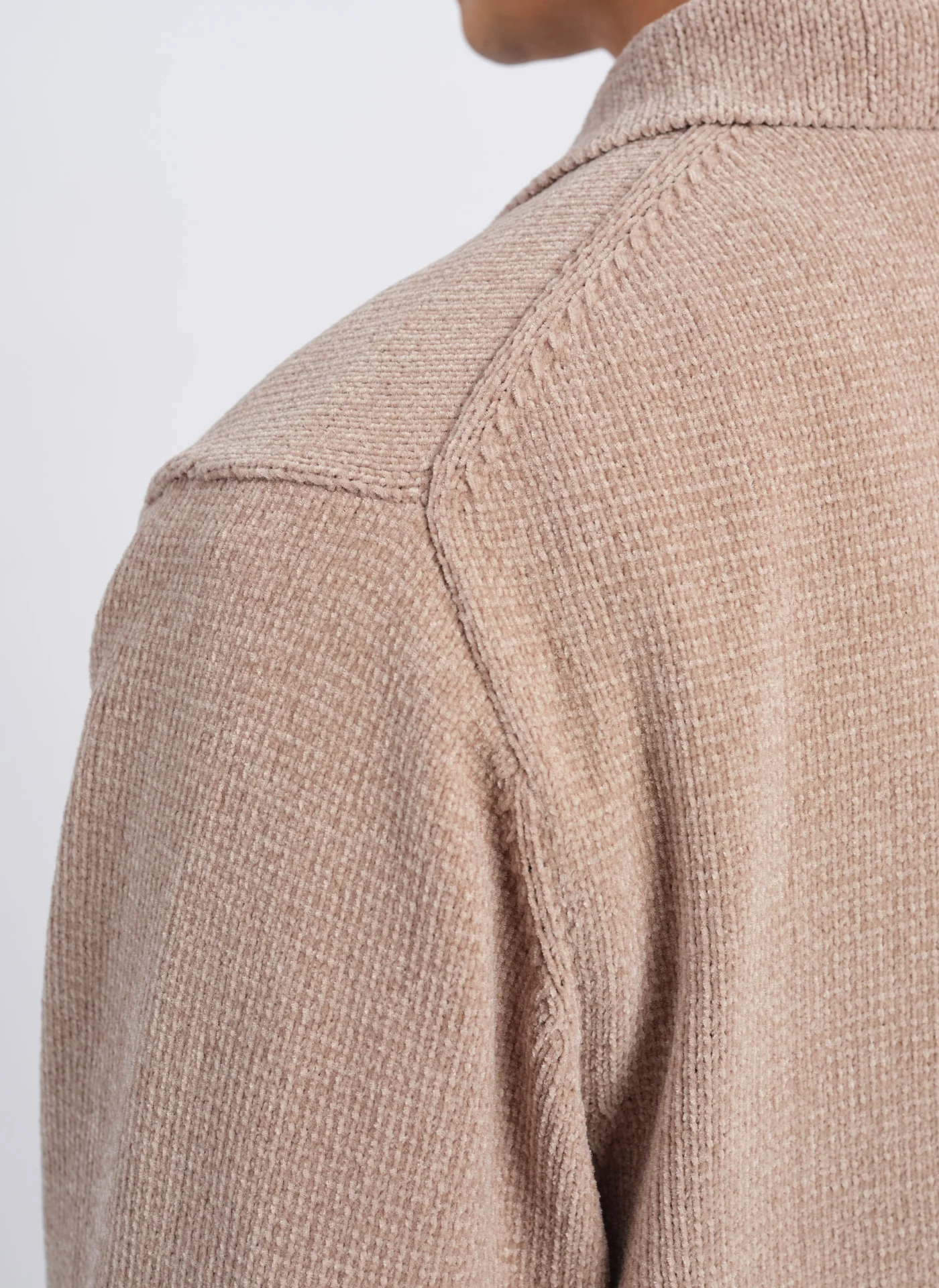 Polyester Velvet Knitted Blazer - Hudung