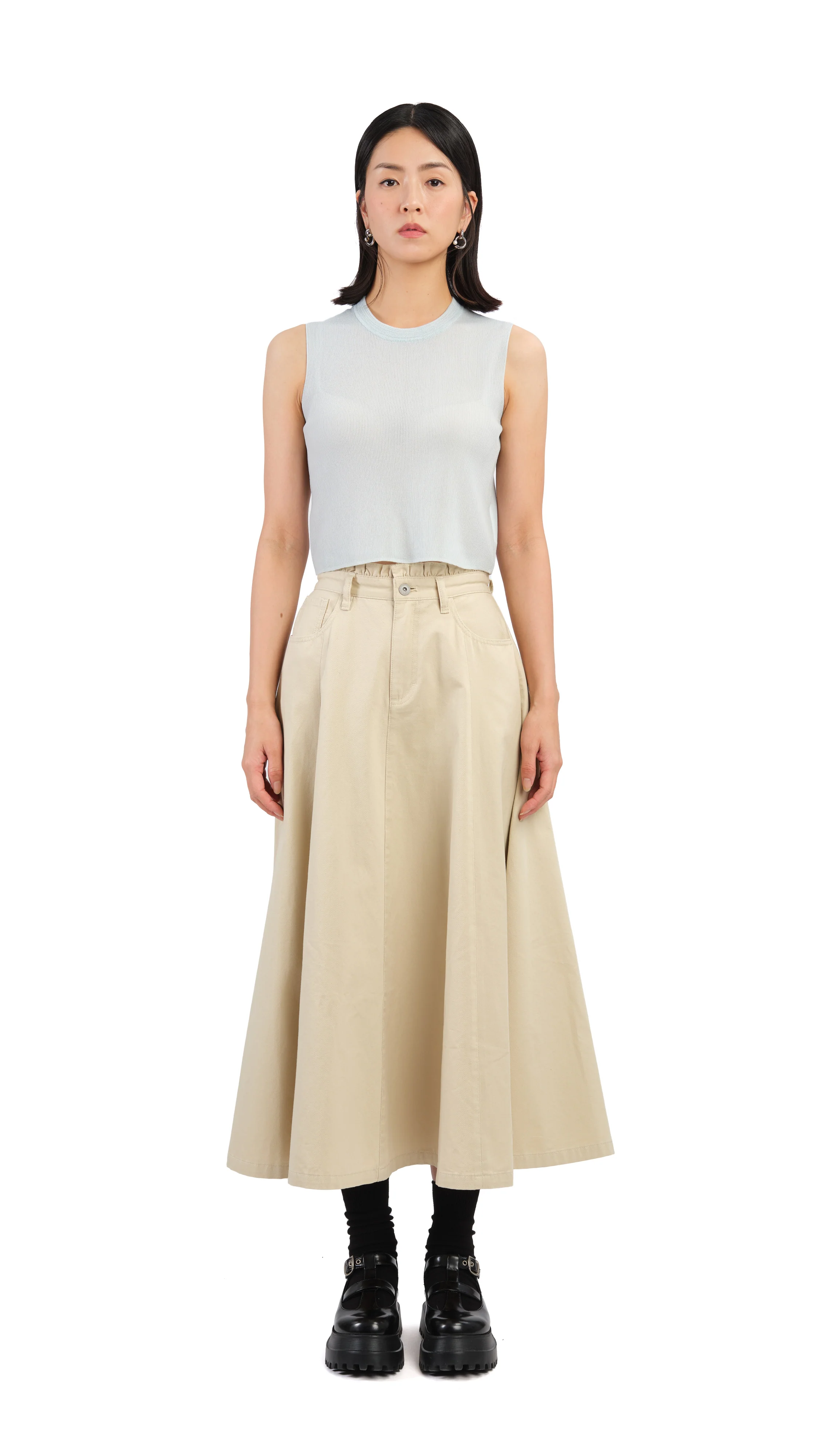 Sheer Knit Vest - Hudung