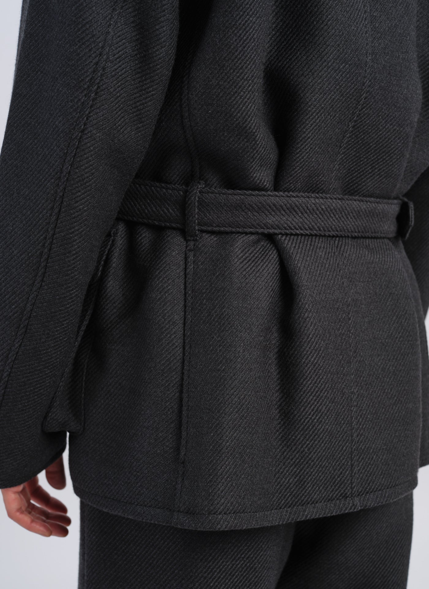 Marzotto Wool Single Breasted Soft Hunting Blazer - Hudung