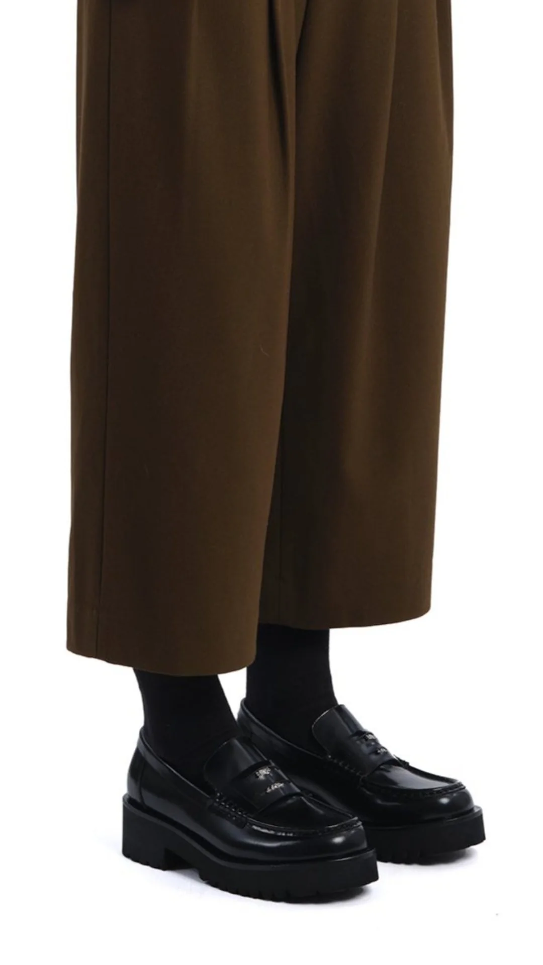 Leather Penny Loafers - Hudung