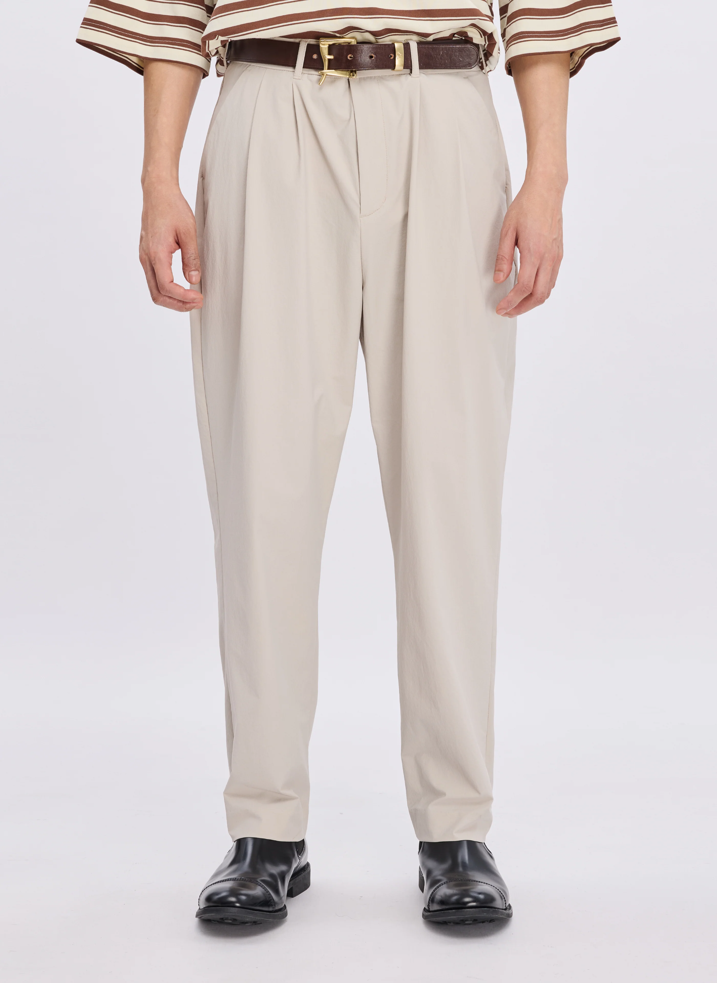 Anti UV 4way Stretch Ankle Length Relax Tapered (P-10) - Hudung