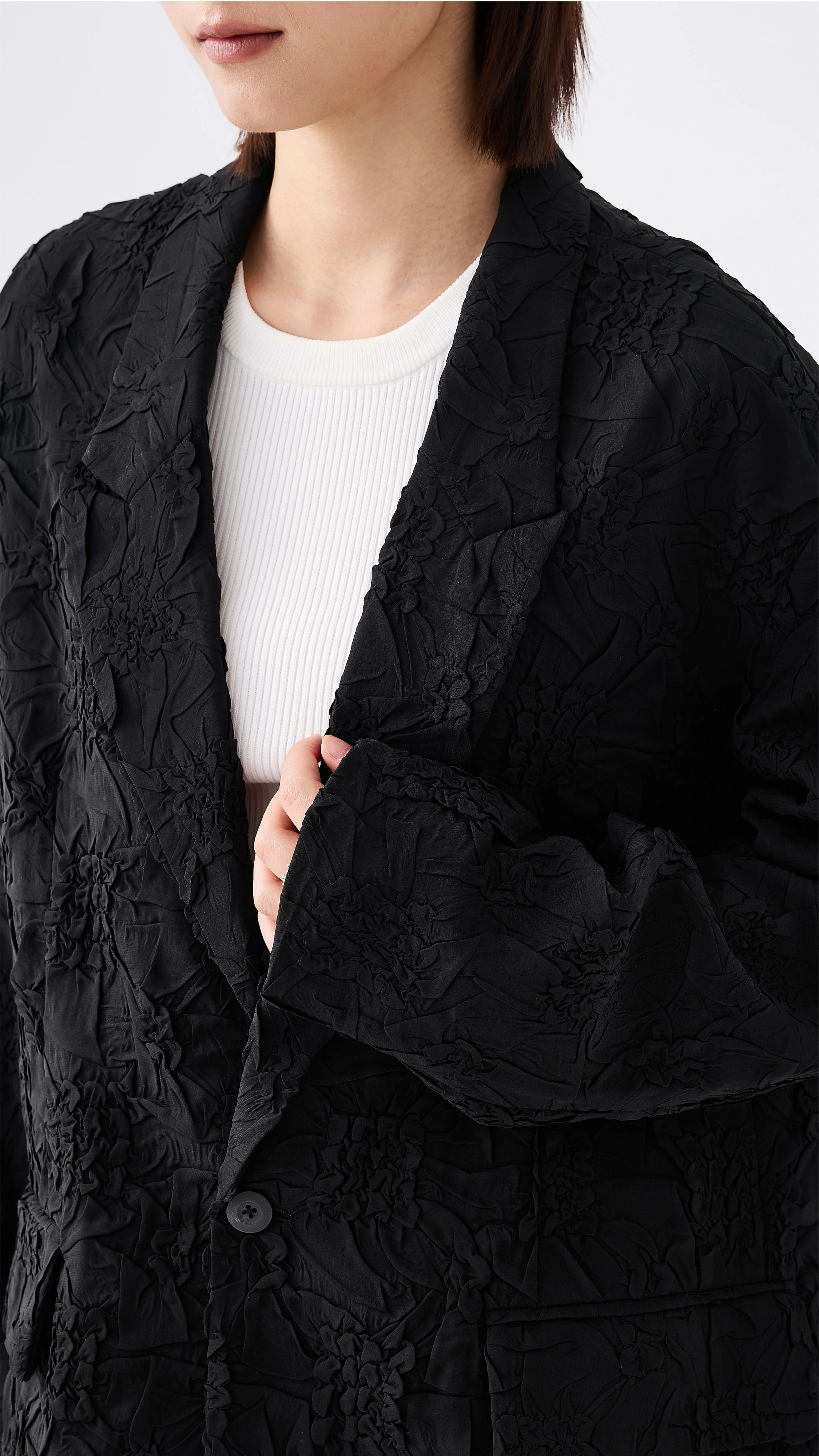 Texture Blazer - Hudung