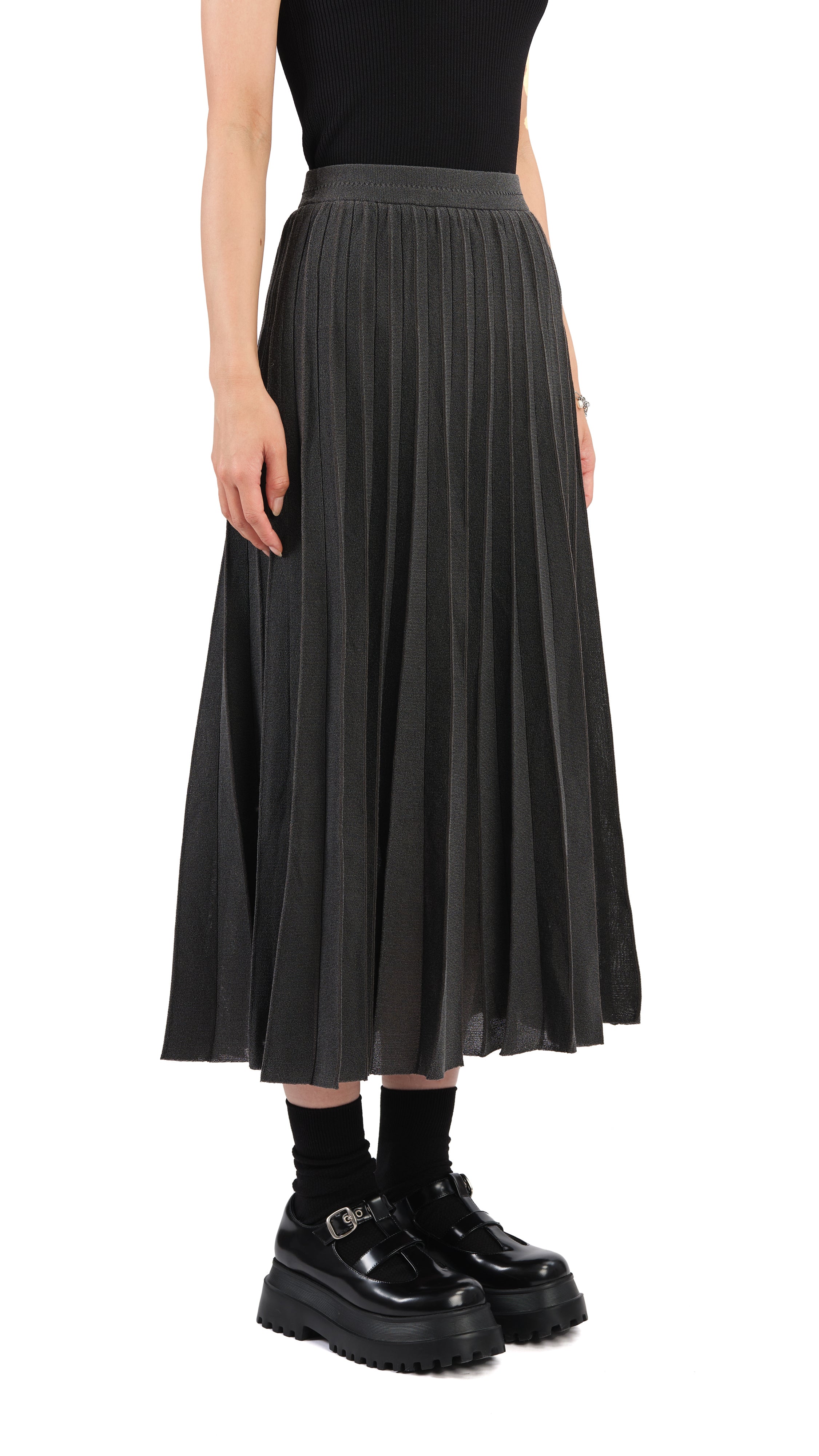 Sheer Knit Skirt - Hudung