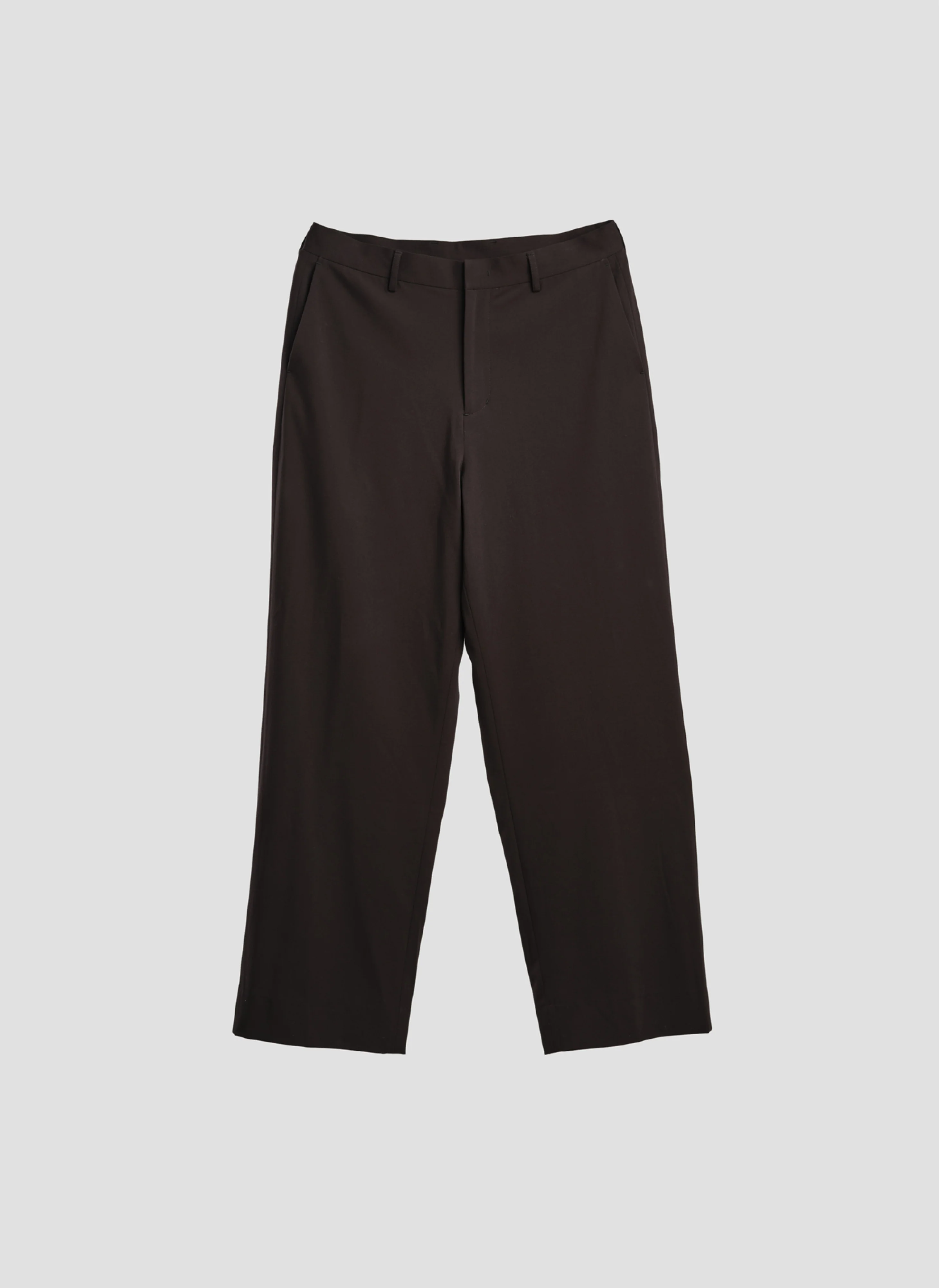 Tencel Cotton Polyester Spandex Wide Straight Pants - Hudung