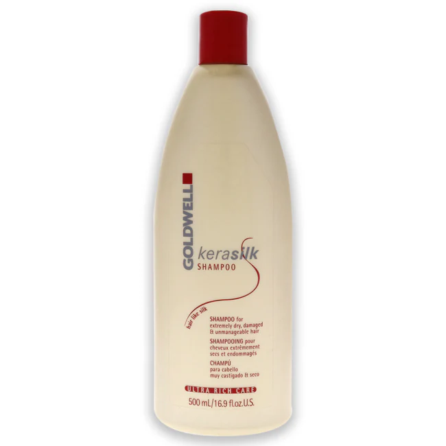 Goldwell Kerasilk Ultra Rich Care Shampoo by Goldwell for Unisex - 16.9 oz Shampoo - Hudung