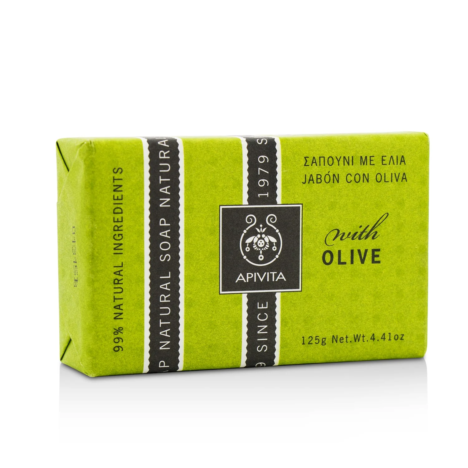 Apivita Natural Soap With Olive  125g/4.41oz - Hudung