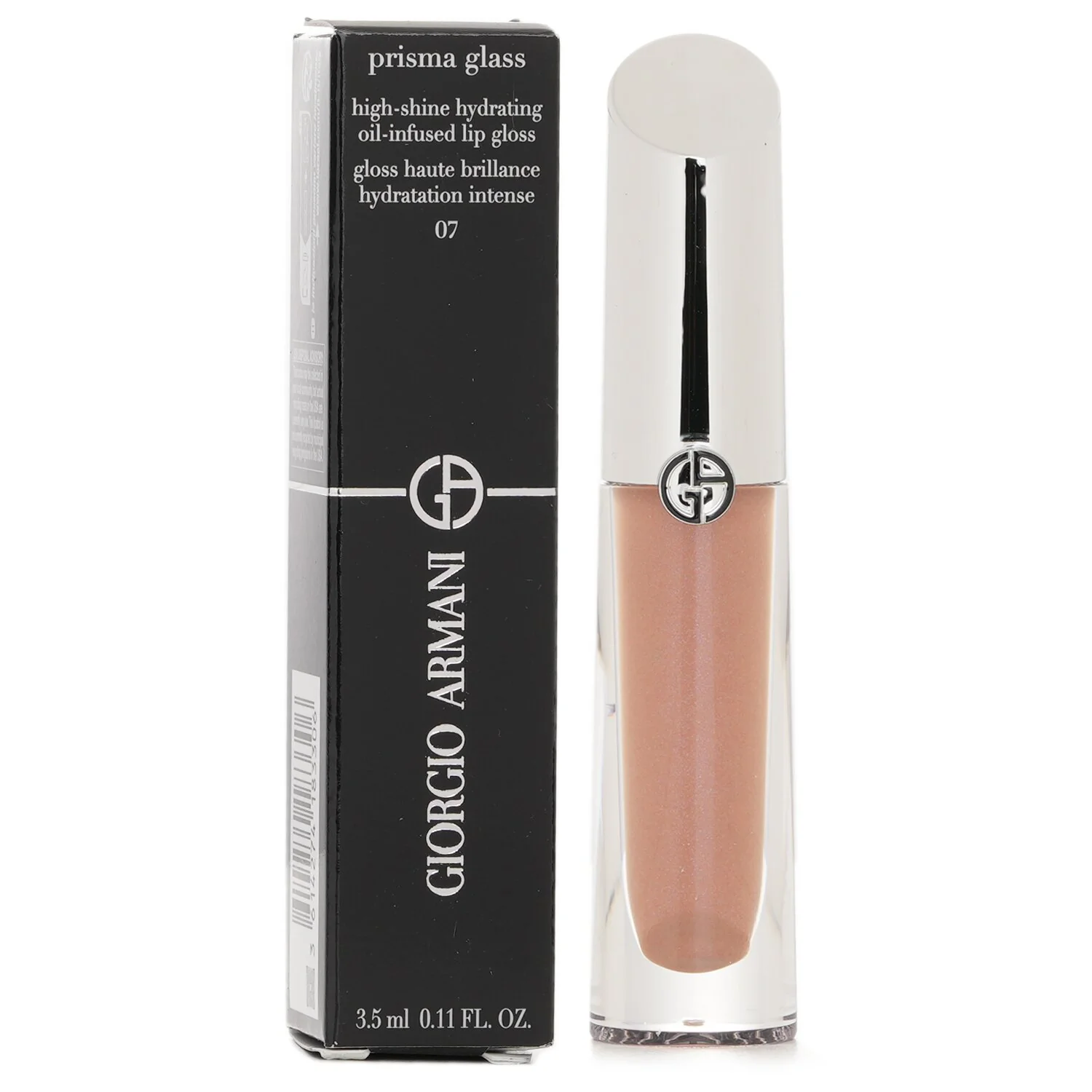 Giorgio Armani Prisma Glass Lip Gross - # 07 Nude Glow  3.5ml - Hudung