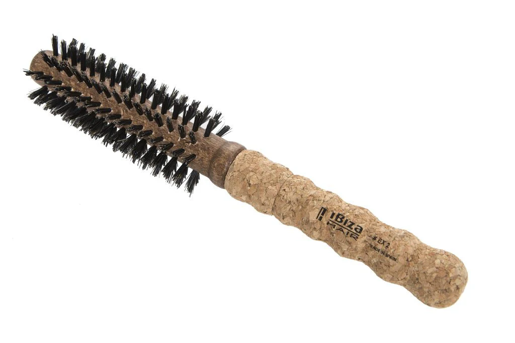 Ibiza Hair Tools Extended Cork Handle Hair Brush EX2-40mm - Hudung