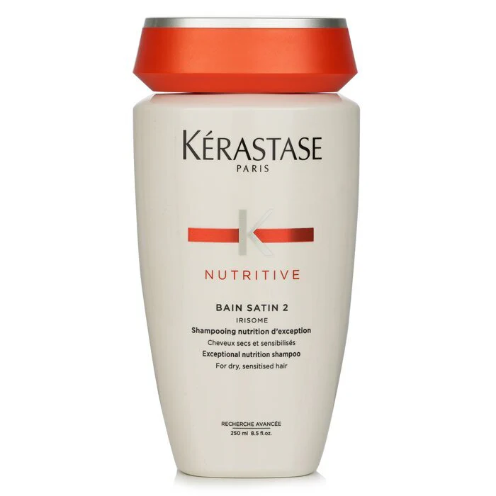 Kerastase Nutritive Bain Satin 2 Exceptional Nutrition Shampoo (For Dry, Sensitised Hair) 250ml/8.5oz - Hudung