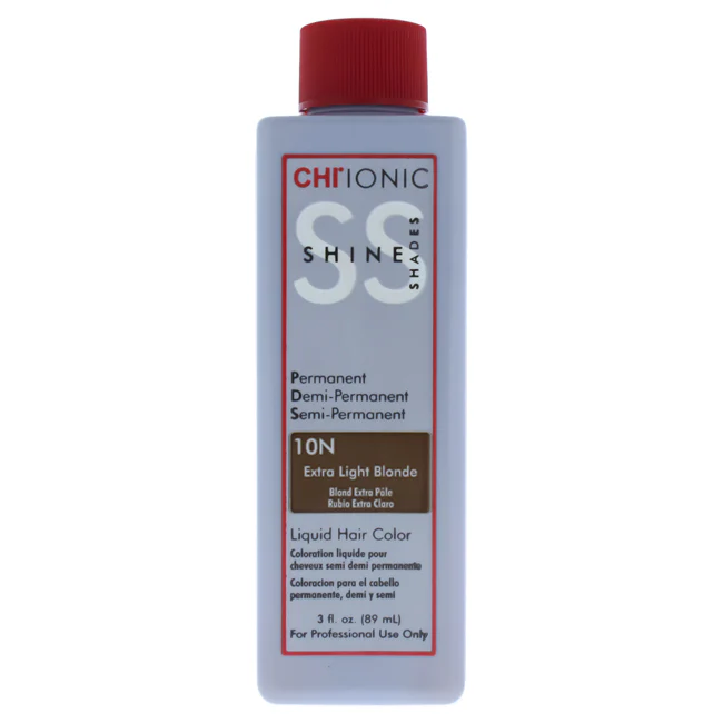 CHI Ionic Shine Shades Liquid Hair Color - 10N Extra Light Blonde by CHI for Unisex - 3 oz Hair Color - Hudung
